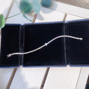 14K White Gold Pear Shape Diamond Bracelet – 2.3 CTW D-E VS1-VVS2