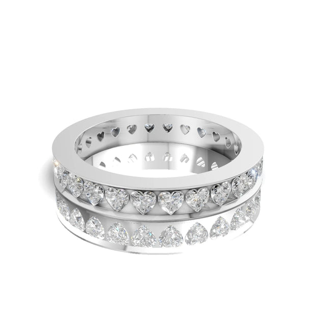 True Heart – 1.00 Carat Heart-Shaped Diamond Ring in 14K Gold Lab Created