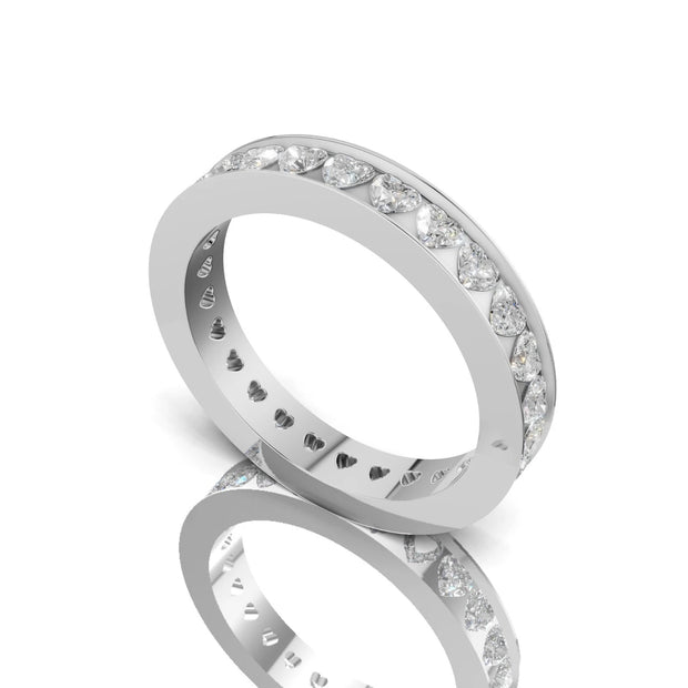 True Heart – 1.00 Carat Heart-Shaped Diamond Ring in 14K Gold Lab Created