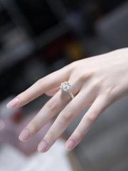 Collector’s Lab-Grown 5.03 CTW Cushion Diamond Ring – 14K D–E VVS2 White Gold
