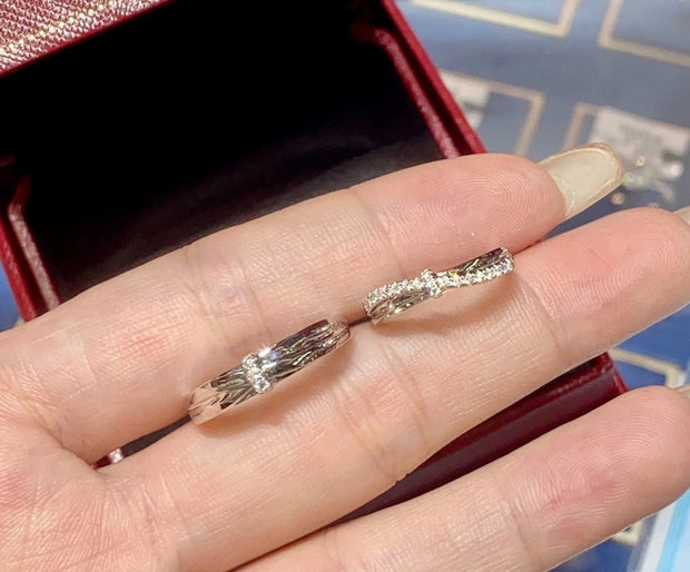 ‘Wedding Harmony’ Lab Grown Diamond Couple Rings 0.20 CTW 14K Yellow Gold