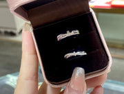 ‘Wedding Harmony’ Lab Grown Diamond Couple Rings 0.20 CTW 14K Yellow Gold