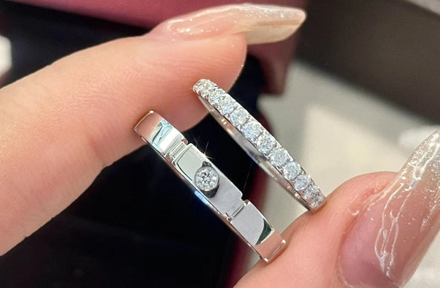 Vows of Love’ Lab Grown Diamond Couple Rings 0.25 CTW 14K White Gold D E VVS2