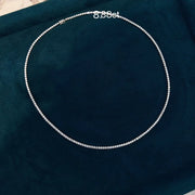 8.88 Carat Diamond Necklace with Plum Blossom Clasp in 14K White Gold