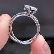 14K White Gold 1.0 CTW Lab-Grown Diamond Ring – E Color VS1
