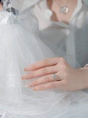 2.00 Carat Round Cut Lab Grown Diamond Engagement Ring in 14K White Gold