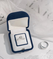 2.00 Carat Round Cut Lab Grown Diamond Engagement Ring in 14K White Gold