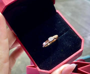 Unique 0.46 CTW Lab Grown Diamond Ring 14K Yellow Gold D E VVS2
