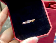 Unique 0.46 CTW Lab Grown Diamond Ring 14K Yellow Gold D E VVS2