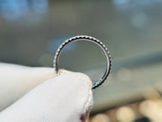 Delicate Lab-Grown 0.35 CTW Round Diamond Ring – 14K White Gold
