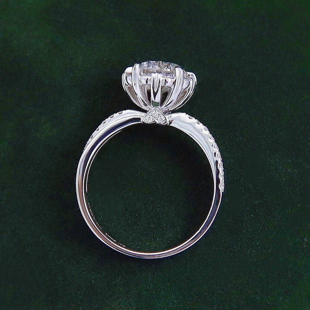 Timeless 3 Carat Round Brilliant Diamond Ring – D-E Color, VS1-VVS2 Clarity