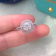 Timeless Luxury – 1.48 CTW Lab-Grown Diamond Ring in 14K White Gold