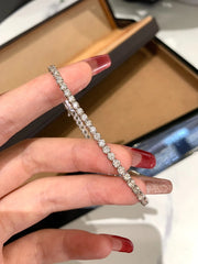 Luxury Full Diamond Tennis Bracelet 14K Gold 3.00 CTW Lab-Grown Diamonds