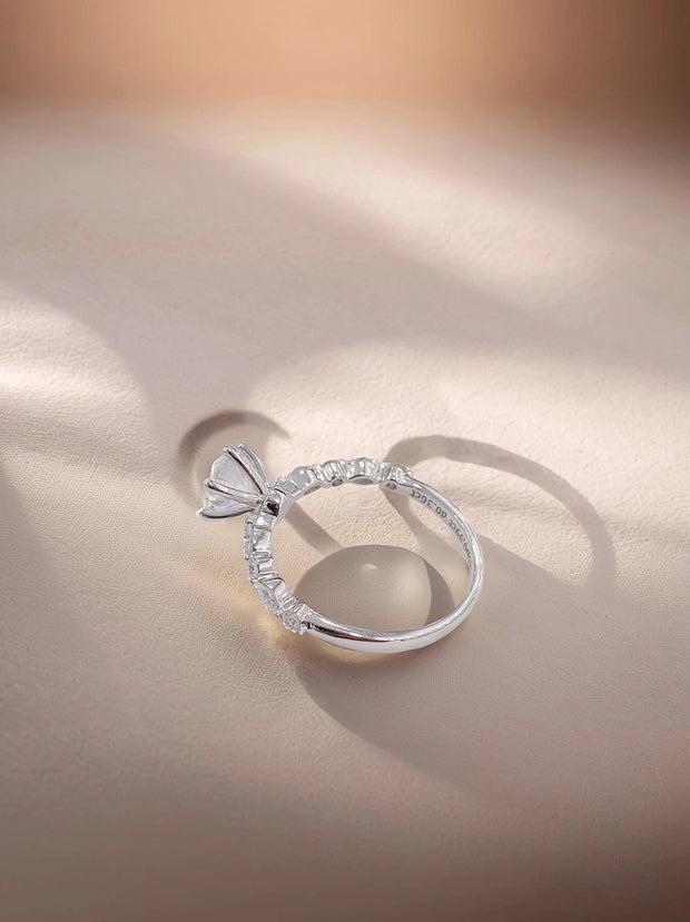 Brilliance Fusion Round & Marquise Diamond Ring – 2.9 CT Lab-Grown