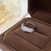 Lab-Grown Marquise Diamond Ring 0.89 CTW 14K White Gold
