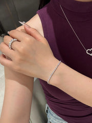 Full Diamond Four-Prong Tennis Bracelet 14K Gold 2.00 CTW Lab-Grown Diamonds